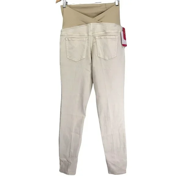 - Isabel Maternity Women's Size 6 Crossover Panel Skinny Maternity Jeans -… - Picture 3 of 12